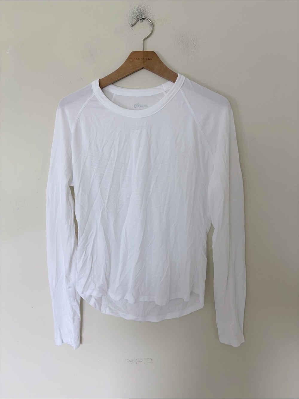 NWOT Clove Featherlite underscrub shirt crewneck Long sleeve Stretch Fitted XL